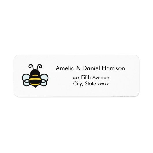 Honey Business Return Address Label (Voorkant)