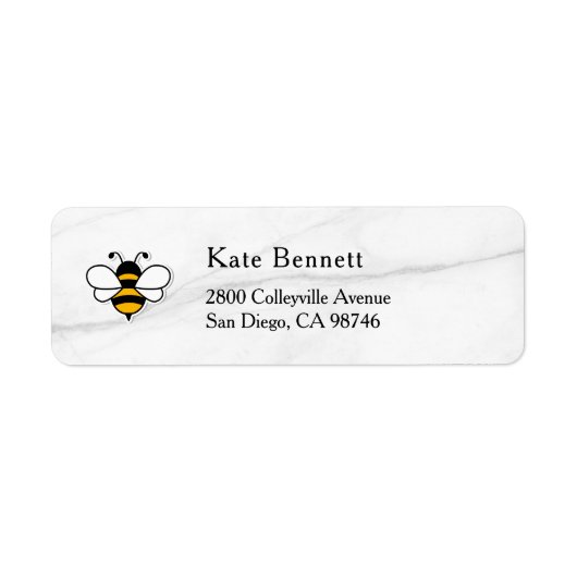 Honey Business  Return Address Label (Voorkant)