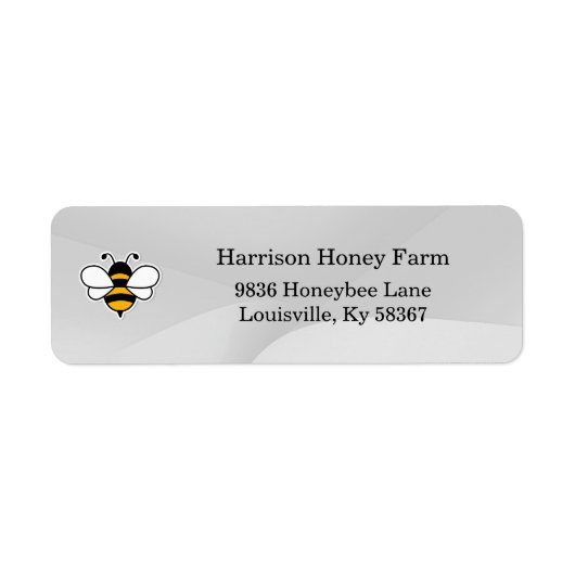 Honey Business Return Address Label (Voorkant)