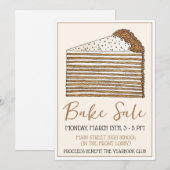 Honey Cake Russian Ukraine Dessert Bake Sale Kaart (Voorkant / Achterkant)