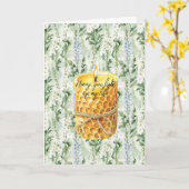 Honey Candle Light up my life Kaart (Gele Bloem)