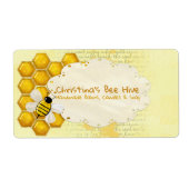Honey Comb 3D Whimsey Business Etiket (Voorkant)