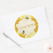 Honey Comb 3D Whimsey Business Ronde Sticker (Envelop)