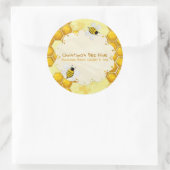 Honey Comb 3D Whimsey Business Ronde Sticker (Tas)