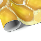 Honey Comb 3D Whimsey Cadeaupapier (Rol Hoek)