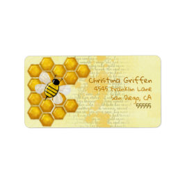 Honey Comb 3D Whimsey Etiket