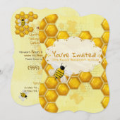 Honey Comb 3D Whimsey EVENT BUSINESS Kaart (Voorkant / Achterkant)