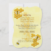 Honey Comb 3D Whimsey EVENT BUSINESS Kaart (Achterkant)