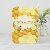 Honey Comb 3D Whimsey EVENT BUSINESS Kaart (Staand voorkant)