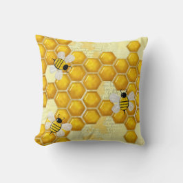 Honey Comb 3D Whimsey Kussen