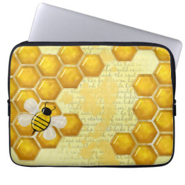 Honey Comb 3D Whimsey Laptop Sleeve