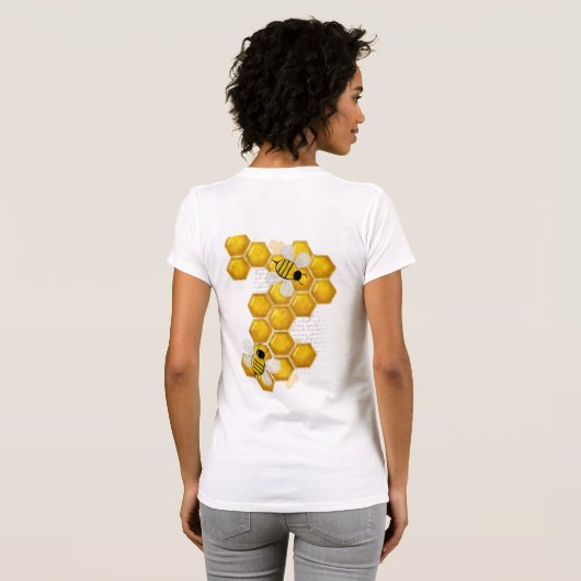 Honey Comb 3D Whimsey T-shirt (Achterkant volledig)
