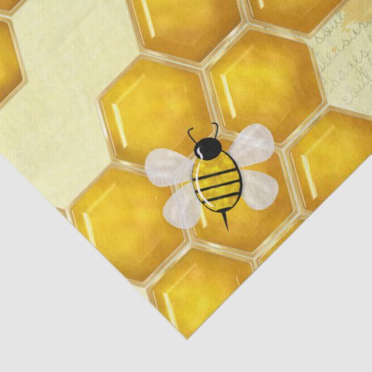 Honey Comb 3D Whimsey Tissuepapier (Detail)