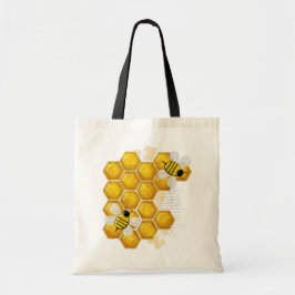 Honey Comb 3D Whimsey Tote Bag
