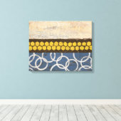Honey Comb Abstract I Canvas Afdruk (Insitu (Houten vloer))