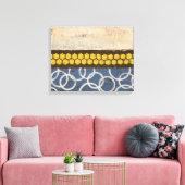 Honey Comb Abstract I Canvas Afdruk (Insitu (Woonkamer))