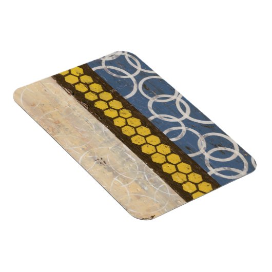 Honey Comb Abstract I Magneet (Rechterzijde)