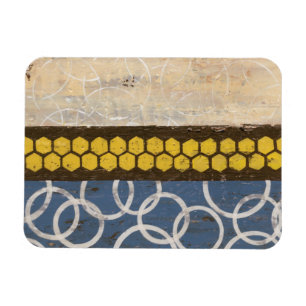 Honey Comb Abstract I Magneet