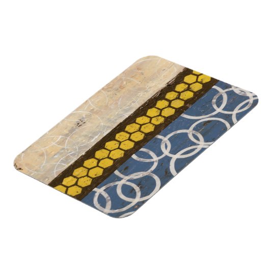 Honey Comb Abstract I Magneet (Linkerzijde)