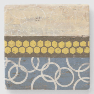 Honey Comb Abstract I Stenen Onderzetter