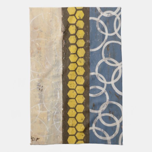 Honey Comb Abstract I Theedoek (Verticaal)