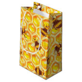 Honey Comb Gift Box Klein Cadeauzakje (Achterkant Gekanteld)