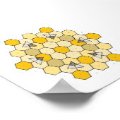 Honey Comb Rangoli Poster (Hoek)