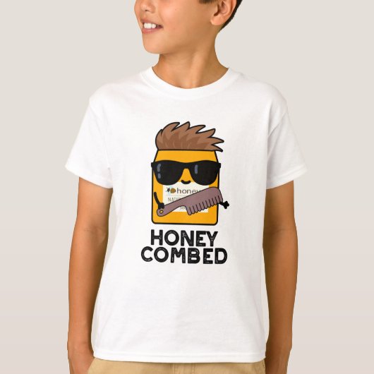 Honey Combed Funny Honey Pun T-shirt (Voorkant)