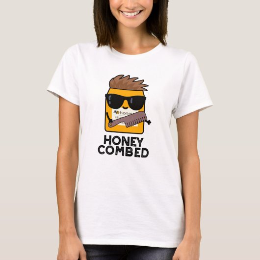 Honey Combed Funny Honey Pun T-shirt (Voorkant)