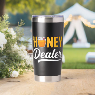 Honey Dealer Beekeeper Honeycomb Beekeeping Queen  Geïsoleerde Drinkbeker
