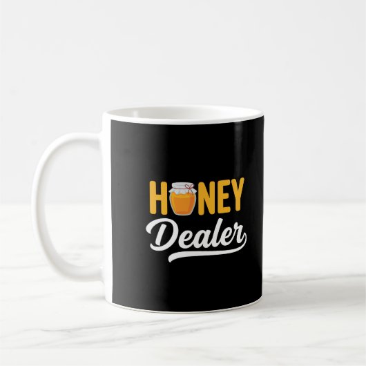 Honey Dealer Beekeeper Honeycomb Beekeeping Queen  Koffiemok (Links)