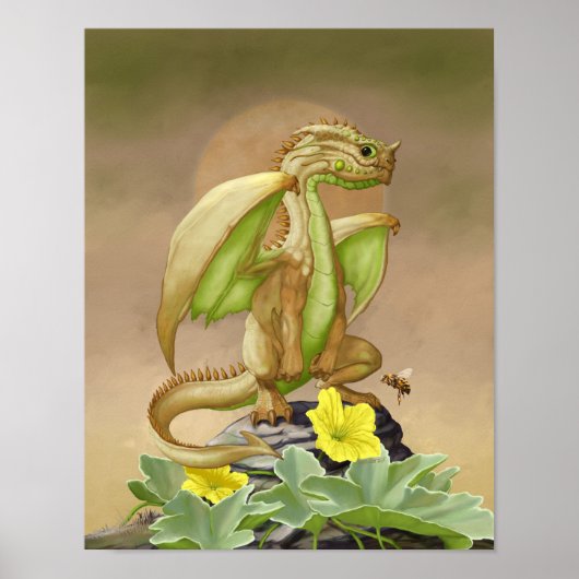 Honey Dew Dragon 11x14 (4x6 en hoger) Poster (Voorkant)