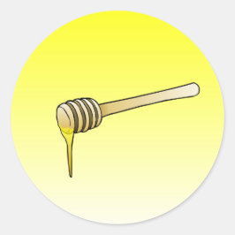 Honey Dipper Classic Round Sticker