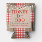 Honey Do BBQ Engagement Party Couples Douche Blikjeskoeler (Voorkant)