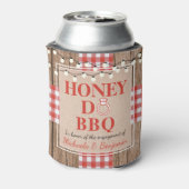 Honey Do BBQ Engagement Party Couples Douche Blikjeskoeler (Blikje Achterkant)