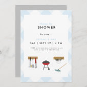 Honey Do Couples Blue Wedding Shower Kaart (Voorkant / Achterkant)