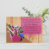 Honey-Do Couples Shower Invitation Kaart (Staand voorkant)