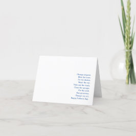 Honey Do List Grappige Minimalistische Vaderdag Feestdagen Kaart