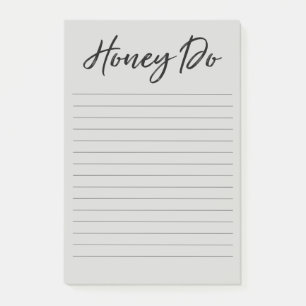 Honey Do List Gray-laptop Post-it® Notes