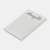 Honey Do List Gray Notitieblok Post-it® Notes (Schuin)