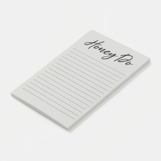 Honey Do List Gray Notitieblok Post-it® Notes (Schuin)