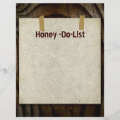 Honey-Do-List Letterhead Stationery (Voorkant)