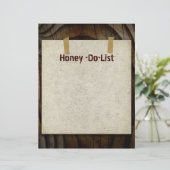 Honey-Do-List Letterhead Stationery (Staand voorkant)