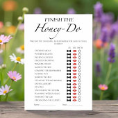 Honey Do List Minimalistisch Vrijgezellenfeest Gam Kaart