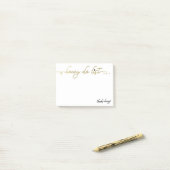 Honey Do List Notitieblok, Faux Gold Paint, Hart Post-it® Notes (Op bureau)