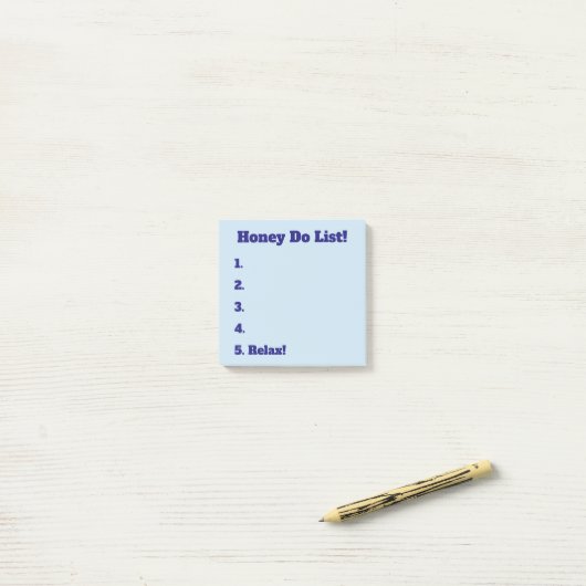 Honey Do List Sticky Notes (Op bureau)