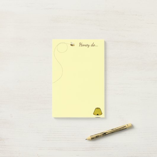 Honey Do Post-it® Notes (Op bureau)