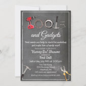 Honey Do Tools & Gadgets Bruiloft Uitnodiging Man (Voorkant)