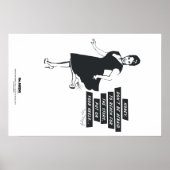 Honey, don't be afraid to reach for the stars... poster (Voorkant)