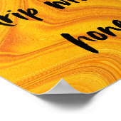 Honey Drip Art Print in Goud (Hoek)